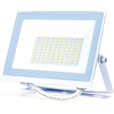 AIGOSTAR Faro Proiettore Led Slim 50w Bianco Da Esterno Ip65 Bianco Freddo 6500k AIGOSTAR Faro Proiettore Led Slim 50w Bianco Da Esterno Ip65 Bianco Freddo 6500k