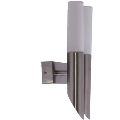 Brilliant - Luce da parete esterna - Acciaio inossidabile - Vetro - Aplice da parete Brilliant - Luce da parete esterna - Acciaio inossidabile - Vetro - Aplice da parete