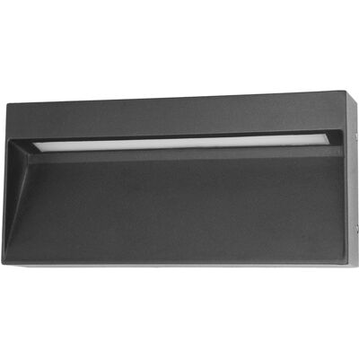 ITALUX Applique Esterna Rettangolare Nera Led 5w 3000k ITALUX Applique Esterna Rettangolare Nera Led 5w 3000k