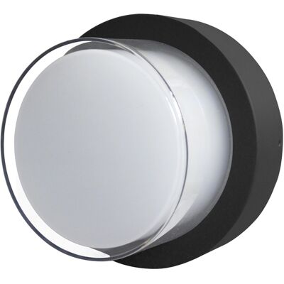 ITALUX Applique Esterna Tonda Nera Led 5w 4000k Rosta ITALUX Applique Esterna Tonda Nera Led 5w 4000k Rosta