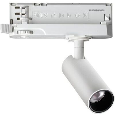 IDEAL LUX Faretto Play 1 Luce Led Integrato Bianco Alluminio IDEAL LUX Faretto Play 1 Luce Led Integrato Bianco Alluminio