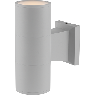 UNIVERSO Applique Da Esterno Ip65 In Alluminio Per Lampadina Gu10 (non Incluse) – Doppio Fascio Di Luce Up & Down – Design Moderno Da Parete Per Giardino, Terrazzo, Balcone - Color: Grigio UNIVERSO Applique Da Esterno Ip65 In Alluminio Per Lampadina Gu10 (non Incluse) – Doppio Fascio Di Luce Up & Down – Design Moderno Da Parete Per Giardino, Terrazzo, Balcone - Color: Grigio