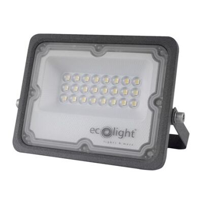 ECOLIGHT Faretto Led 20w 2000lm 6500k Ip65 Ec20483 ECOLIGHT Faretto Led 20w 2000lm 6500k Ip65 Ec20483