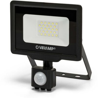 VELAMP Padlight5 Proiettore Led Smd 20w Ip44 6500k Con Sensore Di Movimento Ir - VELAMP Padlight5 Proiettore Led Smd 20w Ip44 6500k Con Sensore Di Movimento Ir -