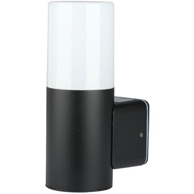 ETC-SHOP Lampada Da Parete Per Esterni Faretto Telecomando Alu Lampada Da Giardino Nera Dimmerabile In Un Set Di Lampadine Led Rgb ETC-SHOP Lampada Da Parete Per Esterni Faretto Telecomando Alu Lampada Da Giardino Nera Dimmerabile In Un Set Di Lampadine Led Rgb