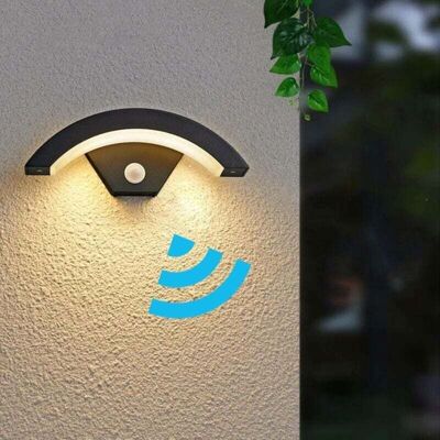 OEM Applique Da Parete Moderna A Led Da 24w Con Sensore Di Movimento, Grado Di Protezione Ip65, Colore Antracite, Design A U, Ideale Per Esterni (villa, Balcone, Giardino). OEM Applique Da Parete Moderna A Led Da 24w Con Sensore Di Movimento, Grado Di Protezione Ip65, Colore Antracite, Design A U, Ideale Per Esterni (villa, Balcone, Giardino).
