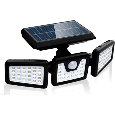SOEKAVIA Luce Di Sicurezza Con Sensore Di Movimento Solare, Potente Faretto Da Parete Per Esterni A 3 Luci, 550 Lumen - Rwlighting & Lighting / Illuminazione Per Esterni / Illuminazione Da Parete SOEKAVIA Luce Di Sicurezza Con Sensore Di Movimento Solare, Potente Faretto Da Parete Per Esterni A 3 Luci, 550 Lumen - Rwlighting & Lighting / Illuminazione Per Esterni / Illuminazione Da Parete