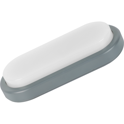 ALCAPOWER Plafoniera Led Ovale 15w 1300lm 4000k Ip54 Grigia, Luce Naturale Per Interni Ed Esterni, Design Resistente Agli Agenti Atmosferici ALCAPOWER Plafoniera Led Ovale 15w 1300lm 4000k Ip54 Grigia, Luce Naturale Per Interni Ed Esterni, Design Resistente Agli Agenti Atmosferici