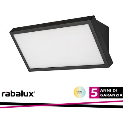 RABALUX Rapla2,outd.wall, Led18w, L26,5cm Cct (3000-4000-6500k) - Luce Fredda RABALUX Rapla2,outd.wall, Led18w, L26,5cm Cct (3000-4000-6500k) - Luce Fredda