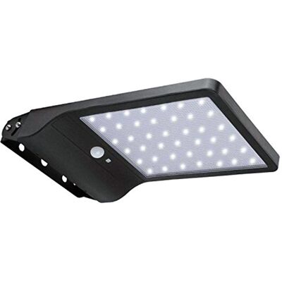 BES - Faro Esterno Solare 20w Lampione Stradale 42 Led Sensore Movimento Luce Fredda BES - Faro Esterno Solare 20w Lampione Stradale 42 Led Sensore Movimento Luce Fredda
