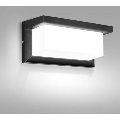 OEM Lampada Da Parete Per Esterni, Led Da 18w, Impermeabile Ip65, Adatta Per Cortile, Giardino, Terrazzo, Vialetto, Patio, Villa, Corridoio (luce Bianca Fredda) OEM Lampada Da Parete Per Esterni, Led Da 18w, Impermeabile Ip65, Adatta Per Cortile, Giardino, Terrazzo, Vialetto, Patio, Villa, Corridoio (luce Bianca Fredda)