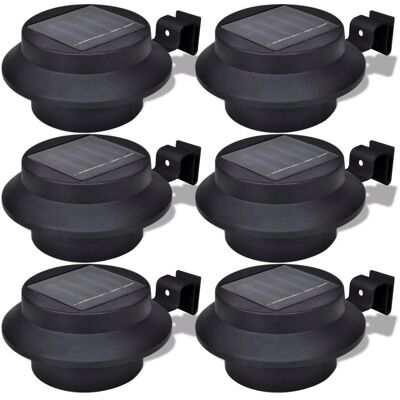 HELLOSHOP26 Set Di 6 Luci Solari A Led In Plastica Nera 12 X 6,35 Cm Illuminazione Automatica Economica E Durevole 020045849 HELLOSHOP26 Set Di 6 Luci Solari A Led In Plastica Nera 12 X 6,35 Cm Illuminazione Automatica Economica E Durevole 020045849