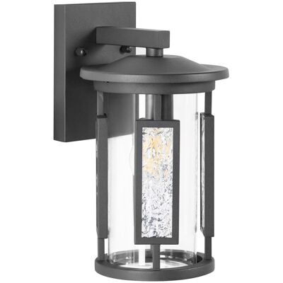 BELIANI Lampada Da Parete Per Esterni In Metallo Stile Tradizionale Per Porta Ingresso Portico Nera Vedea BELIANI Lampada Da Parete Per Esterni In Metallo Stile Tradizionale Per Porta Ingresso Portico Nera Vedea
