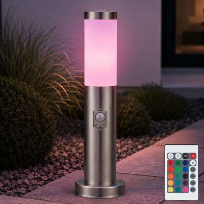 ETC-SHOP Lampione LED esterno RGB con rilevatore di movimento - Lampione esterno RGB ETC-SHOP Lampione LED esterno RGB con rilevatore di movimento - Lampione esterno RGB