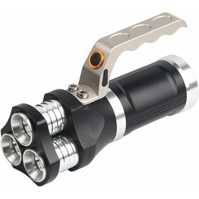 ENLENK Torcia Led Ricaricabile Multifunzione Da 5000 Lumen, Potente Lanterna Tascabile Usb Per Campeggio, Pesca E Caccia ENLENK Torcia Led Ricaricabile Multifunzione Da 5000 Lumen, Potente Lanterna Tascabile Usb Per Campeggio, Pesca E Caccia