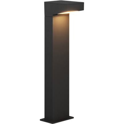 ZAFFERANO Forward Paletto Luminoso A Led Asimmetrico Per Esterni, Struttura In Alluminio Nero, 13w 3000k, Altezza 50 Cm, Ideale Per Camminamenti E Giardini ZAFFERANO Forward Paletto Luminoso A Led Asimmetrico Per Esterni, Struttura In Alluminio Nero, 13w 3000k, Altezza 50 Cm, Ideale Per Camminamenti E Giardini