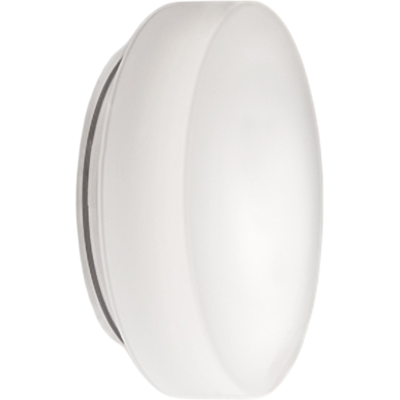 ZAFFERANO Lampada Da Parete E Soffitto, Vetro Triplex Opale Satinato E Policarbonato, Ø 300x100 Mm, 1x E27 Da 42 Watt, Ip44, Bianco ZAFFERANO Lampada Da Parete E Soffitto, Vetro Triplex Opale Satinato E Policarbonato, Ø 300x100 Mm, 1x E27 Da 42 Watt, Ip44, Bianco