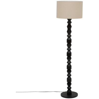ATMOSPHERA Lampada Da Terra Yulia Cilindrica, Altezza 150 Cm, Nera - Créateur D'Intérieur ATMOSPHERA Lampada Da Terra Yulia Cilindrica, Altezza 150 Cm, Nera - Créateur D'Intérieur