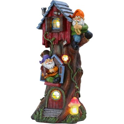 Zone Grande Casetta Da Giardino Solare Decorativa Da 37,5 Cm Con Gnomo, Casetta Degli Elfi In Resina Impermeabile, Luci A Led Solari Da Giardino Per Esterni, Illuminazione Decorativa Da Giardino Zone Grande Casetta Da Giardino Solare Decorativa Da 37,5 Cm Con Gnomo, Casetta Degli Elfi In Resina Impermeabile, Luci A Led Solari Da Giardino Per Esterni, Illuminazione Decorativa Da Giardino