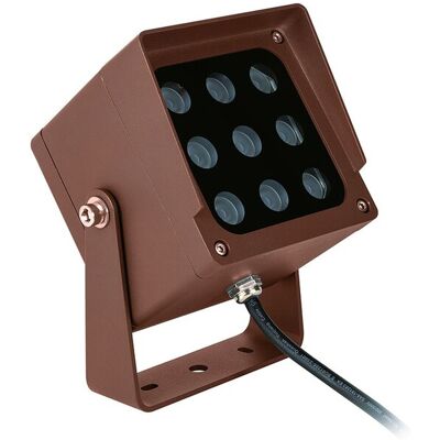 GEA LUCE Proiettore Led Ges2232 18w Marrone Con Staffa Ip65, Temperatura Luce Selezionabile 3000k/4000k/6500k - GEA LUCE Proiettore Led Ges2232 18w Marrone Con Staffa Ip65, Temperatura Luce Selezionabile 3000k/4000k/6500k -