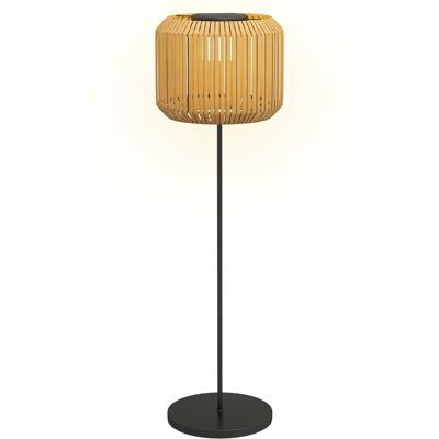 Zone Lampada Da Esterno In Rattan, Lampada Da Giardino Solare, Accensione Automatica, Led, Resistente Alle Intemperie, Struttura Metallica, Ø34 X 130cm, Nero/giallo Zone Lampada Da Esterno In Rattan, Lampada Da Giardino Solare, Accensione Automatica, Led, Resistente Alle Intemperie, Struttura Metallica, Ø34 X 130cm, Nero/giallo