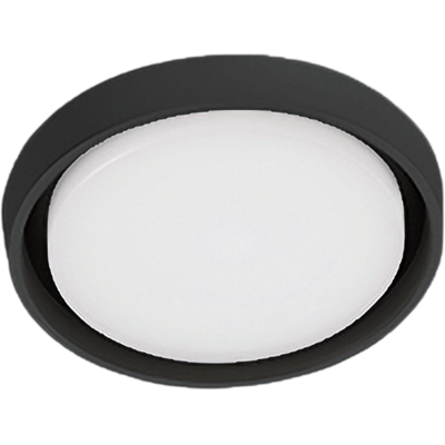 ZAFFERANO Alu Lampada Da Parete E Soffitto A Led, Design Moderno In Alluminio Pressofuso, Colore Grigio Scuro, Diametro 27 Cm, Protezione Ip54 Per Esterni ZAFFERANO Alu Lampada Da Parete E Soffitto A Led, Design Moderno In Alluminio Pressofuso, Colore Grigio Scuro, Diametro 27 Cm, Protezione Ip54 Per Esterni