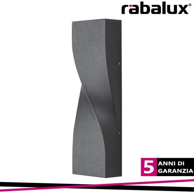 Lampada a Parete Esterna Nera Rabalux Follina 8154 Lampada a Parete Esterna Nera Rabalux Follina 8154