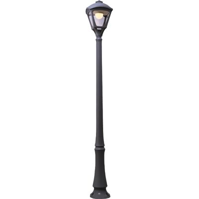FUMAGALLI Sergio Lampione 1xe27 30w Con Pulsante Cct (2 Colori) Ip55 L.33xw.33xh.237cm Resina Nera FUMAGALLI Sergio Lampione 1xe27 30w Con Pulsante Cct (2 Colori) Ip55 L.33xw.33xh.237cm Resina Nera