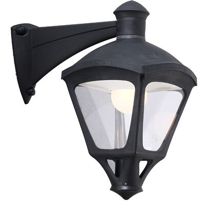 FUMAGALLI Lampada Da Parete Sergio 1xe27 30w Con Pulsante Cct (2 Colori) Ip55 L.33xw.54xh.69/56,5cm Resina Nera FUMAGALLI Lampada Da Parete Sergio 1xe27 30w Con Pulsante Cct (2 Colori) Ip55 L.33xw.54xh.69/56,5cm Resina Nera
