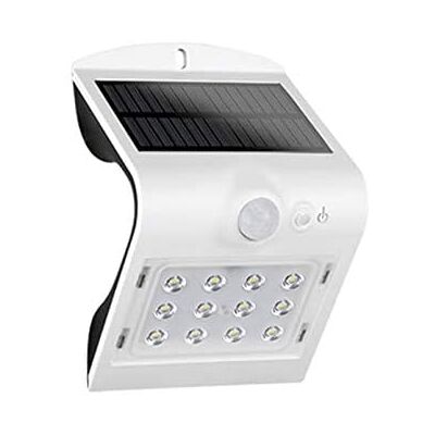 REV 2091110200 Butterfly Faretto Solare Led Da Esterno Sensore Di Movimento 1,5 W 220 Lm Ip65 Colore Bianco REV 2091110200 Butterfly Faretto Solare Led Da Esterno Sensore Di Movimento 1,5 W 220 Lm Ip65 Colore Bianco
