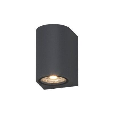 TOP-LIGHT Lione Applique Monoemissione 1 Luce Grigio Antracite Ip65 Ik04 Attacco Gu10 TOP-LIGHT Lione Applique Monoemissione 1 Luce Grigio Antracite Ip65 Ik04 Attacco Gu10
