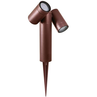 GEA LUCE Proiettore Da Giardino Ges2223 A Picchetto In Alluminio Ip65 Per 2 Lampadine Gu10 Max 35w - GEA LUCE Proiettore Da Giardino Ges2223 A Picchetto In Alluminio Ip65 Per 2 Lampadine Gu10 Max 35w -