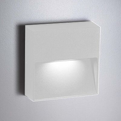 ZAFFERANO Bottom Lampada Da Parete Led 4.5w 3000k Ip54 In Alluminio Verniciato Bianco Opaco - Design Compatto E Moderno Per Illuminazione Outdoor E Indoor ZAFFERANO Bottom Lampada Da Parete Led 4.5w 3000k Ip54 In Alluminio Verniciato Bianco Opaco - Design Compatto E Moderno Per Illuminazione Outdoor E Indoor