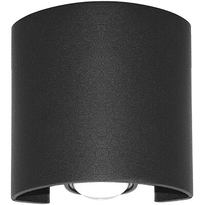 ITALUX Applique Esterna Arrotondata Nera Led 2w Ip54 Ortelo ITALUX Applique Esterna Arrotondata Nera Led 2w Ip54 Ortelo