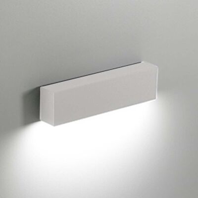 ZAFFERANO Slat Lampada Da Parete Led 4w Ip65 Rettangolare In Alluminio Pressofuso Bianco Opaco Per Illuminazione D'Interni Ed Esterni Dimensioni 18x4.5x3 Cm ZAFFERANO Slat Lampada Da Parete Led 4w Ip65 Rettangolare In Alluminio Pressofuso Bianco Opaco Per Illuminazione D'Interni Ed Esterni Dimensioni 18x4.5x3 Cm