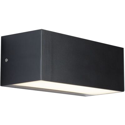 SEARCHLIGHT Applique Moderna Costiero Acciaio Grigio Bianco Led 6,5w 4000k SEARCHLIGHT Applique Moderna Costiero Acciaio Grigio Bianco Led 6,5w 4000k