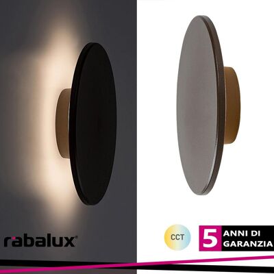 RABALUX Applique Esterna Rust Bronzo Ø22cm Led 15w Ip65 RABALUX Applique Esterna Rust Bronzo Ø22cm Led 15w Ip65