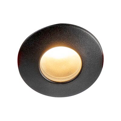 QAZQA Faretto incasso moderno - IP44 - Nero - GU10 QAZQA Faretto incasso moderno - IP44 - Nero - GU10