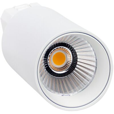 SECOM Proiettore Led Da Binario Twin Medium 20 W, 1500 Lm, Orientabile, SECOM Proiettore Led Da Binario Twin Medium 20 W, 1500 Lm, Orientabile,