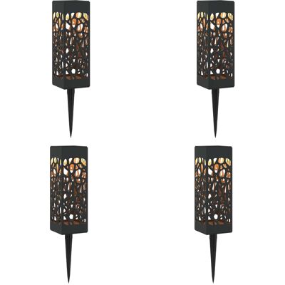VIDAXL Luci Solari Da Esterno Con Picchetto 4 Pz Bianco Caldo 29 VIDAXL Luci Solari Da Esterno Con Picchetto 4 Pz Bianco Caldo 29