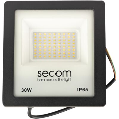 SECOM Proiettore A Led Tenko Eco 30 W 3000 Lm Ip65 17.4x4.9x18.4cm, Ner SECOM Proiettore A Led Tenko Eco 30 W 3000 Lm Ip65 17.4x4.9x18.4cm, Ner