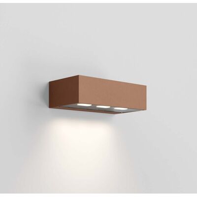 ZAFFERANO Lampada Da Parete Forward 3 Luci Asimmetrica In Alluminio Corten, Led 15.5w 3000k, Grado Di Protezione Ip54 Per Illuminazione Outdoor Professionale ZAFFERANO Lampada Da Parete Forward 3 Luci Asimmetrica In Alluminio Corten, Led 15.5w 3000k, Grado Di Protezione Ip54 Per Illuminazione Outdoor Professionale