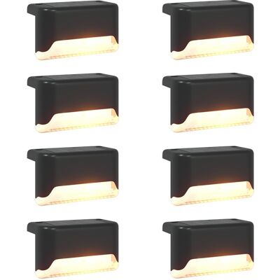 VIDAXL Luci Solari Da Esterno Con Picchetto 8 Pz Bianco Caldo 4,5 VIDAXL Luci Solari Da Esterno Con Picchetto 8 Pz Bianco Caldo 4,5