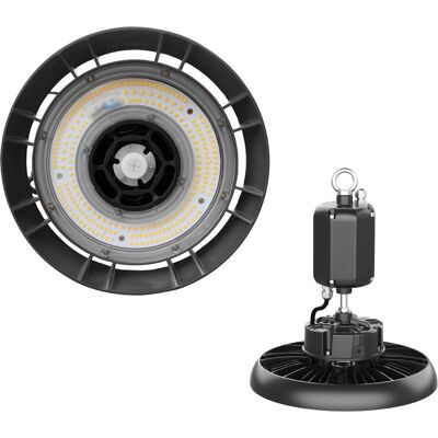ALCAPOWER Proiettore Led Ufo 100w 15000lm 4000k Ip65 Ik08 Funzione Emergenza Integrata 180 Minuti, Alta Efficienza Luminosa Per Ambienti Industriali ALCAPOWER Proiettore Led Ufo 100w 15000lm 4000k Ip65 Ik08 Funzione Emergenza Integrata 180 Minuti, Alta Efficienza Luminosa Per Ambienti Industriali