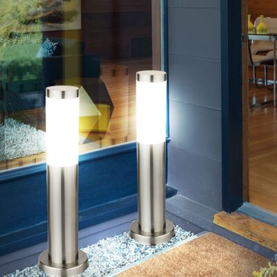 ETC-SHOP - 2x LED Outdoor Floor Lamp Cylindrical ETC-SHOP - 2x LED Outdoor Floor Lamp Cylindrical