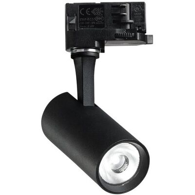 IDEAL LUX Faretto Fox 1 Luce Led Integrato Nero Alluminio IDEAL LUX Faretto Fox 1 Luce Led Integrato Nero Alluminio
