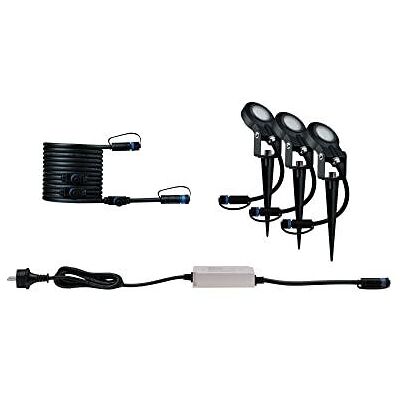 Paulmann P+s Spot Set Sting 2200k 94729 Sistema D'Illuminazione Plug&shine Starter Kit Faretto Led Da Giardino Led (mon - Paulmann P+s Spot Set Sting 2200k 94729 Sistema D'Illuminazione Plug&shine Starter Kit Faretto Led Da Giardino Led (mon -