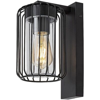 RABALUX Applique Esterna Industriale Nera E27 Ip44 Tarpa RABALUX Applique Esterna Industriale Nera E27 Ip44 Tarpa