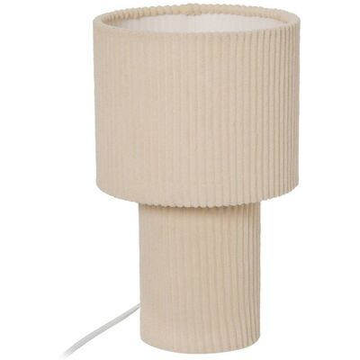 ATMOSPHERA Lampada Jolina Cilindrica, Altezza 28 Cm, Beige - Créateur D'Intérieur ATMOSPHERA Lampada Jolina Cilindrica, Altezza 28 Cm, Beige - Créateur D'Intérieur