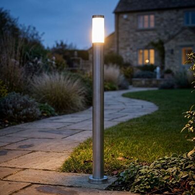 ETC-SHOP - Column lamp 110cm - 110 cm - Acciaio inox - Lampada da esterno ETC-SHOP - Column lamp 110cm - 110 cm - Acciaio inox - Lampada da esterno